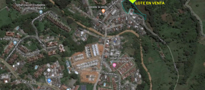 Vendo lote para vivienda en medellín san antonio de prado